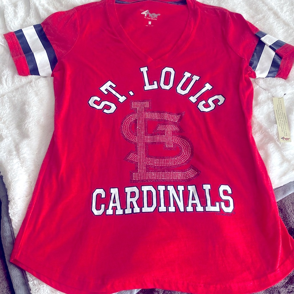 St. Louis Cardinals WOMENS glitterstone t-shirt